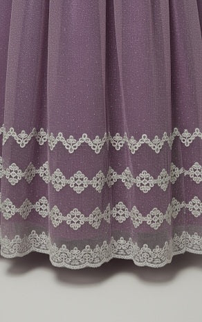 Pistachio Tunic & Pant Set with Floral Patchwork