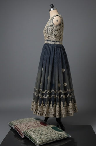 Sage Green Belted Shirt Co-ord Set with White Floral Patchwork