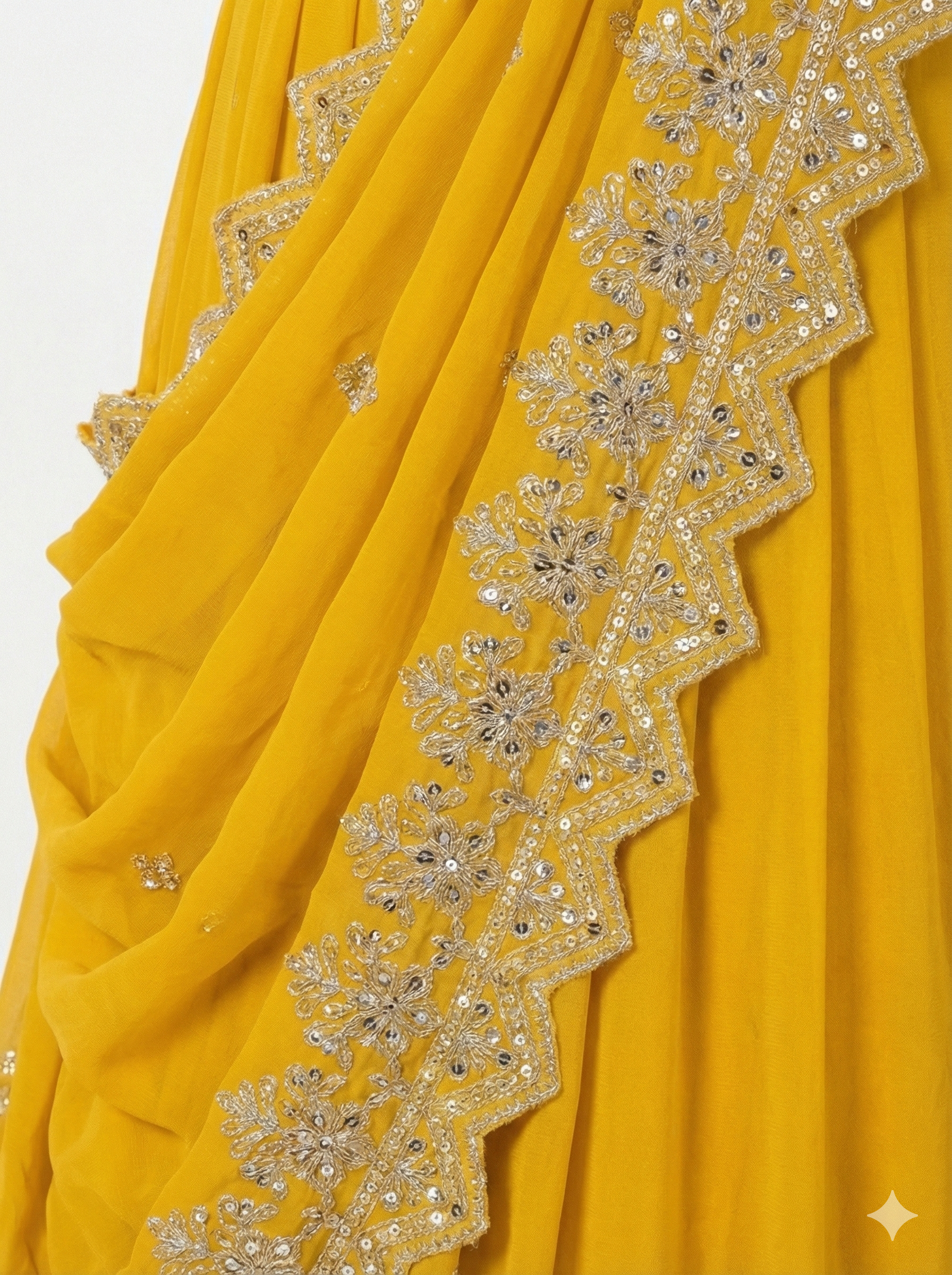 Haldi Special Yellow Party Wear Lehenga with Heavy Embroidery