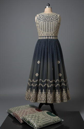 Sage Green Belted Shirt Co-ord Set with White Floral Patchwork